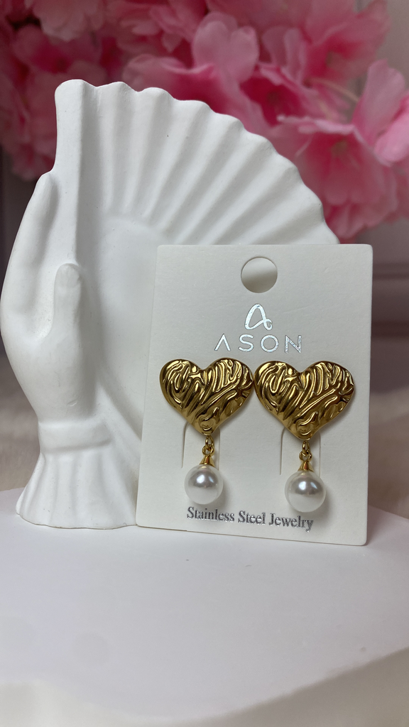 [A0012] Stainless Steel Type: Earring-Drop Earring
Color: PVD 18k
gold