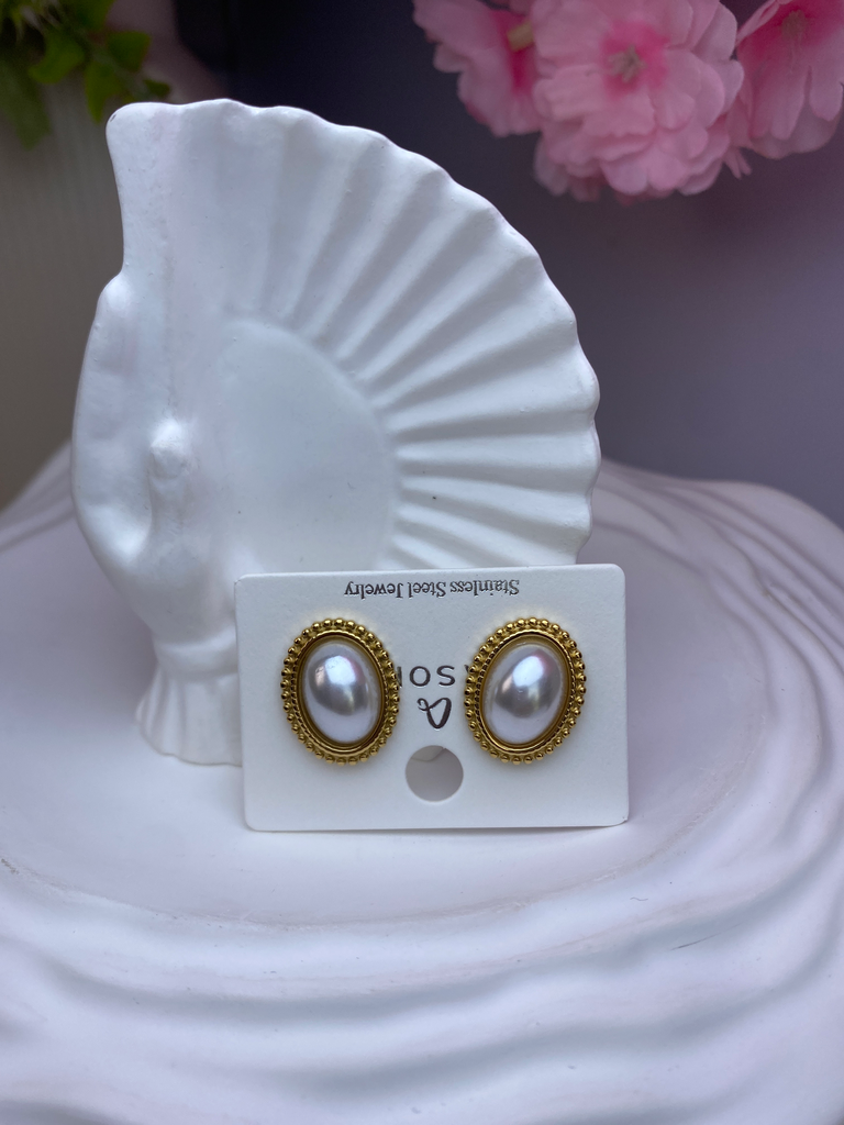[A0014] Stainless Steel Type: Earring-Stud earring
Color: PVD 18k
gold