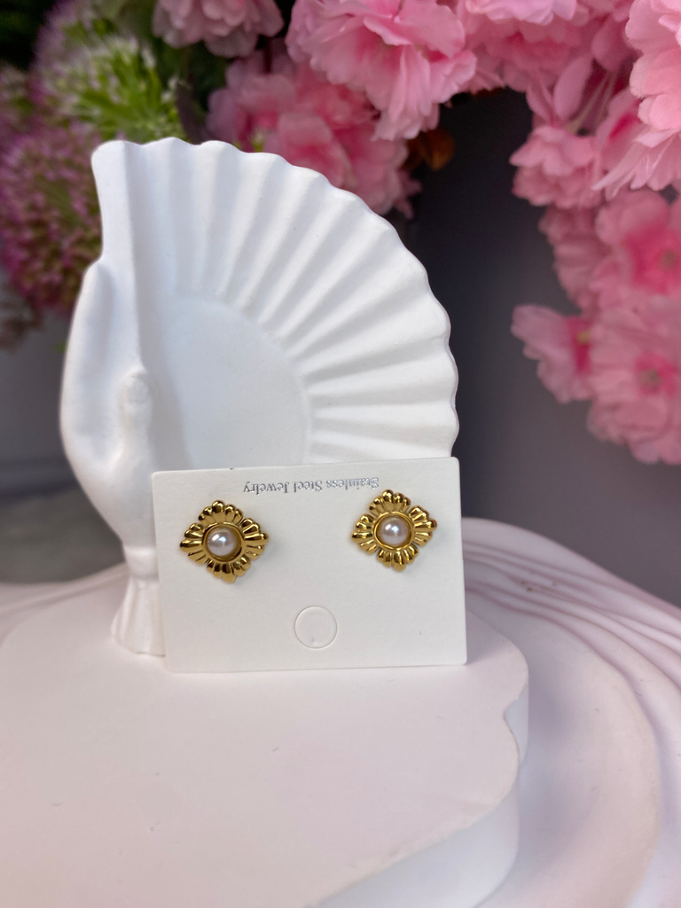 [A0016] Stainless Steel Type: Earring-Stud earring
Color: PVD 18k
gold