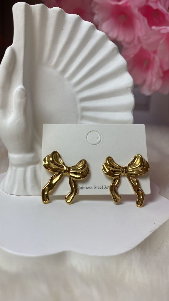 [A0017] Stainless Steel Type: Earring-Stud earring
Color: PVD 18k
gold