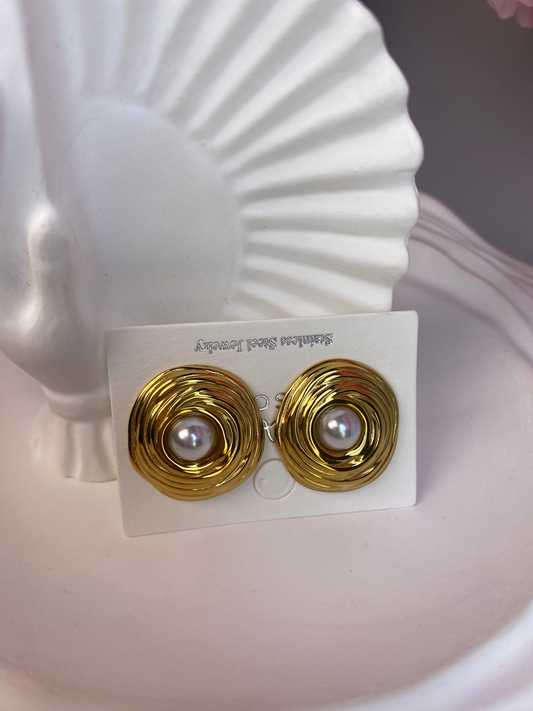[A0019] Stainless Steel Type: Earring-Stud earring
Color: PVD 18k
gold