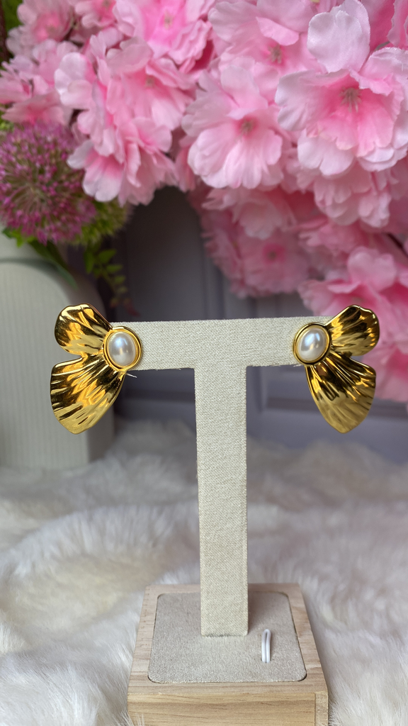 [A0020] Stainless Steel Type: Earring-Stud earring
Color: PVD 18k
gold