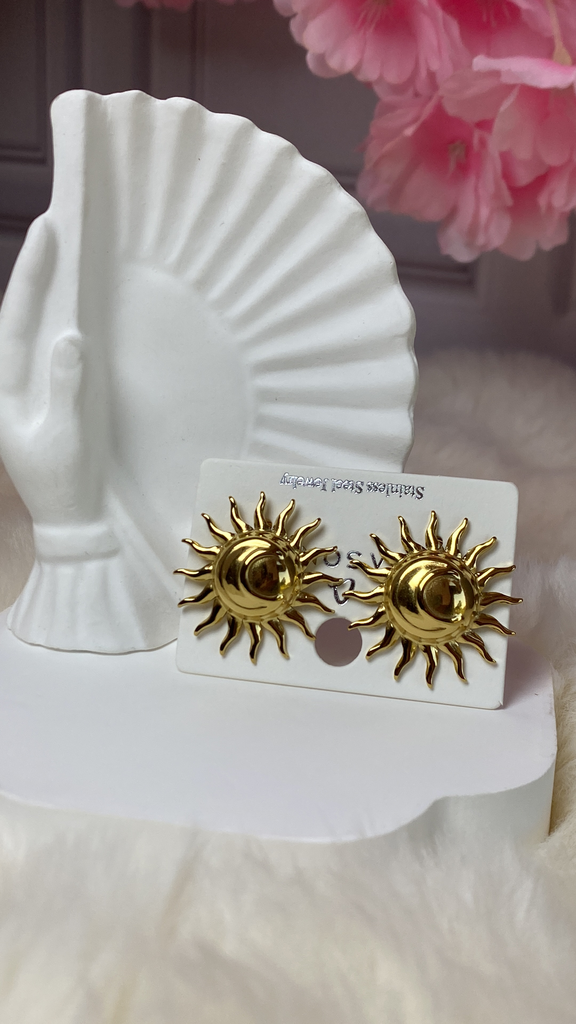 [A0029] Stainless Steel Type: Stud Earring Color: PVD 18k gold