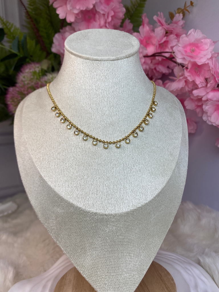 [A0049] Stainless Steel Type:Necklace Color: PVD 18k gold
Size: 40+5cm