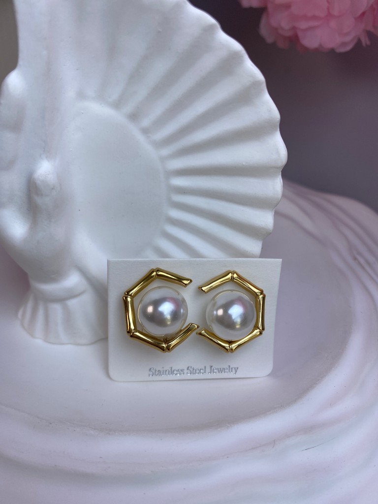 [A0070] Stainless Steel Type: Earring-Stud earring
Color: PVD 18k
gold