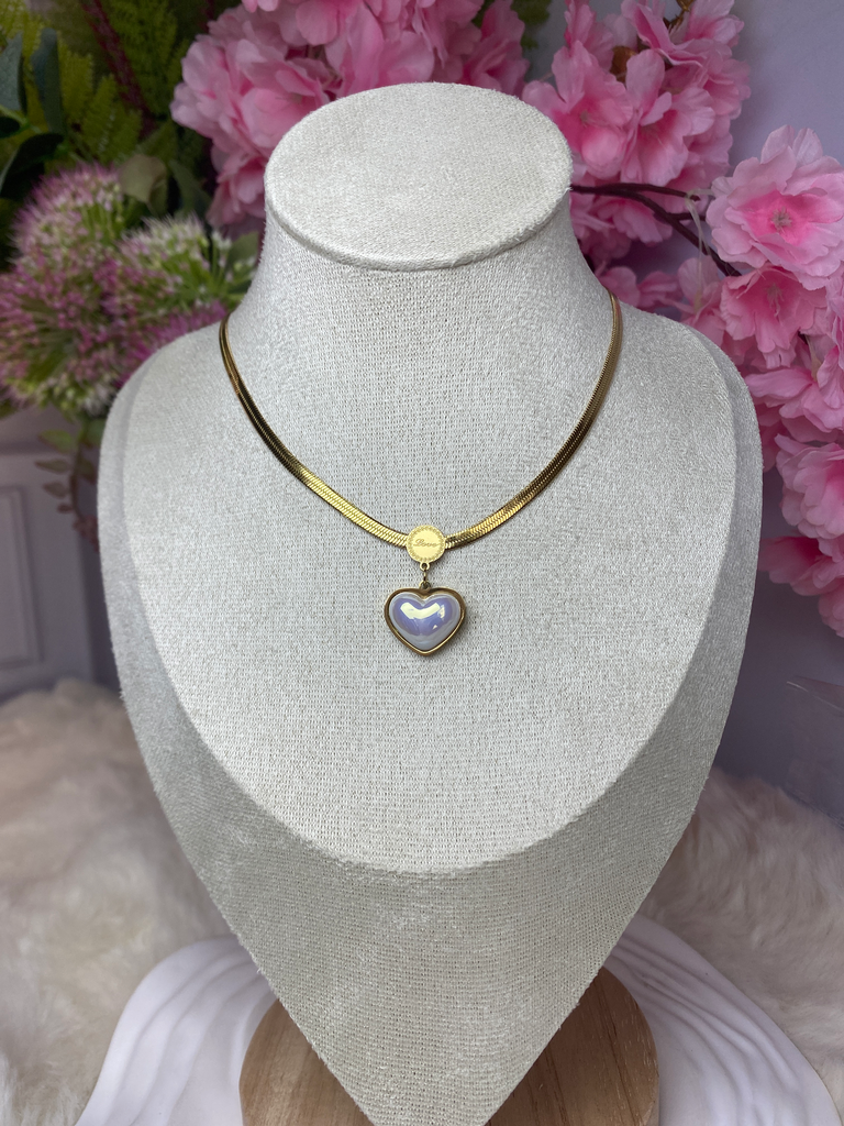 [A0073] Stainless Steel Type: Necklace Color: PVD 18k gold
Size: 37+5cm