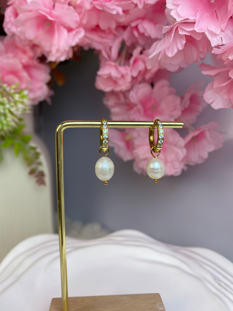 [A0086] Stainless Steel Type: Earring-Hoop Earring
Color: Pvd 18k gold