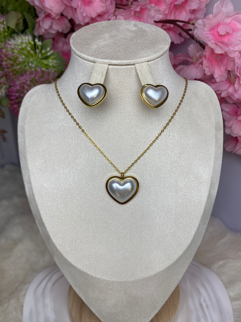 [A0103] Stainless Steel Type: Jewelry Set Color: 18k gold plated
