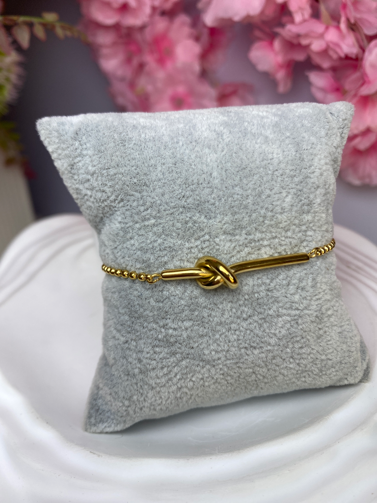 [A0112] Stainless Steel Type: Bracelet Color: Pvd 18k gold